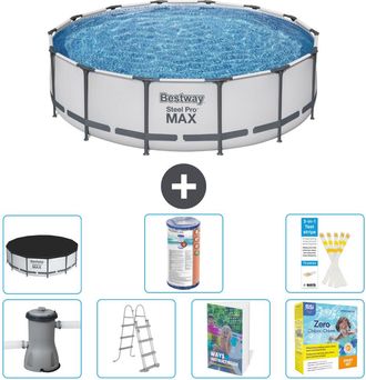 Bestway Piscina Bestway Steel Pro Max Redonda - 427x122 Cm - 8-piezas S572