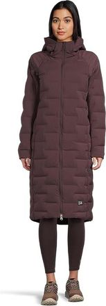 Mountain Hardwear Stretchdowntm Long Parka Womens Clothing Blackberry : SM, Down/Elastane/Nylon