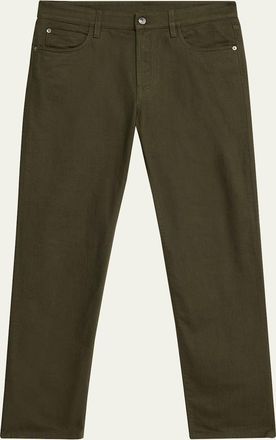 Loro Piana Mens Quarona Slim Five-Pocket Trousers