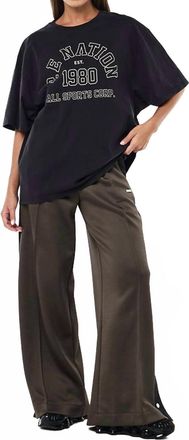 P.E Nation Staple Track Pant In Major Brown