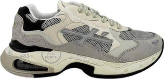 Premiata Sharky Sneaker - Heren - Sneakers - Grijs - 44 EU - Leer - Schoenen
