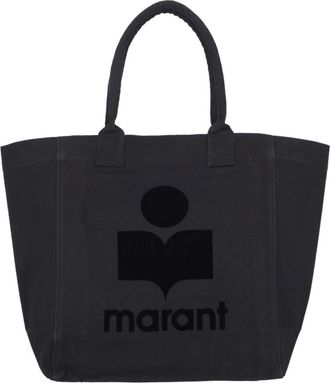 Isabel Marant Yenky Handgedragen Tas - Dames - Shoppers - Zwart - ONE Size - Katoen - Tassen