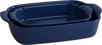 Emile Henry Rectangular Baking Dish, Set of 2, 1.25 qt, 2.4 qt