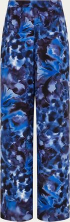 Ferragamo Women Silk trouser Blue