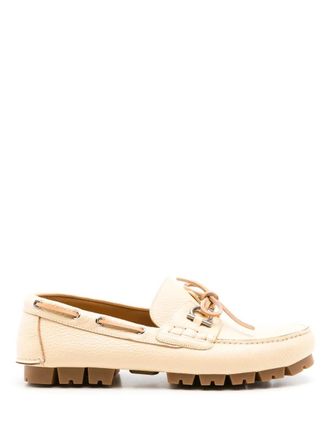 Ferragamo Ferragamo Injected Rock Leather Loafers