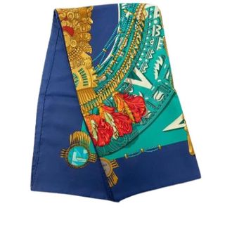 Herm&egrave;s Pre-owned Foulard Mexique - - Pre-owned - Donna - Blu - ONE SIZE