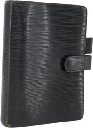 Louis Vuitton Pre-owned Accessories, female, Black, Size: ONE SIZE Pre-owned Leather Home-Office