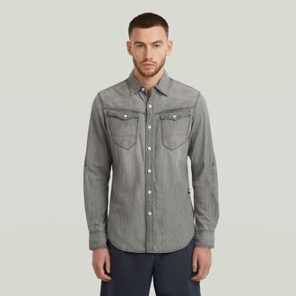 G-Star Arc 3D Slim Shirt - Midden blauw - Heren