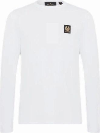 Belstaff Mens Belstaff Long Sleeved T-Shirt White - Size: 46