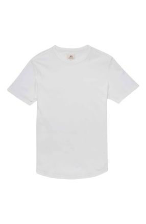Surfside Supply Co. Salty Scoop Jersey Tee in White at Nordstrom, Size X-Large