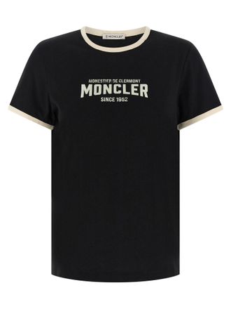 Moncler Zwarte Katoenen T-Shirt