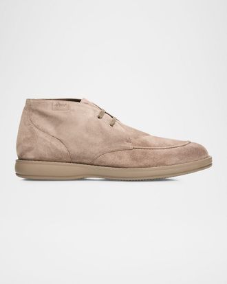 Brioni Men & apos;s Journey Suede Desert Boots