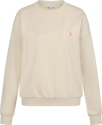 U.S.Polo Association dames sweatshirt van katoen met stretch