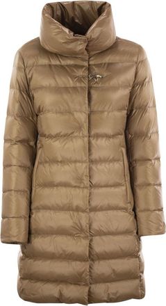 Fay Long Down Jacket With Hook