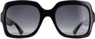 Gucci GG1337S 002 zwart grijs gradi&euml;nt zonnebril