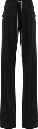 Rick Owens Black Viscose Casual Womens Pants