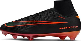 Nike Mens Mercurial Superfly 10 Elite LV8 Firm-Ground High-Top Soccer Cleats in Black | IF4100-088