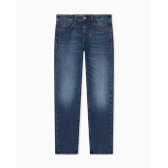 A|X Armani Exchange Mens Navy Straight-Fit Jeans, Size 31