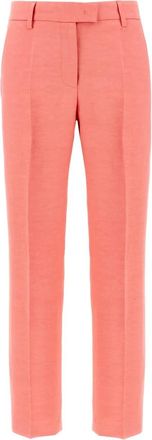 Alberto Biani Chinos - Dames - Chinos - Roze - XS - Linnen - Broeken