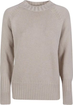 Drumohr Sweater met ronde hals - Beige