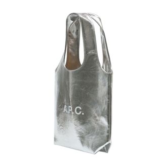 A.P.C. Womens Ninon Tote Silver Synthetic