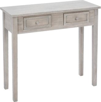 Atmosphera Consola charme - Madera Blanqueada - Atmosphera Cr&eacute;ateur DInt&eacute;rieur