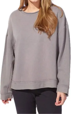 Habitat Terry Rolled Neck Tunic In Fog