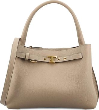 Tod's Leather Mini Hand With T-Timeless Accessory And Detachable Strap Bags