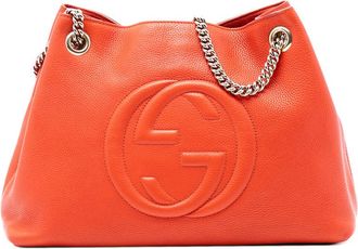 Gucci Pre-owned Gucci Medium Leather Soho Chain Tote Ladies 308982 002404