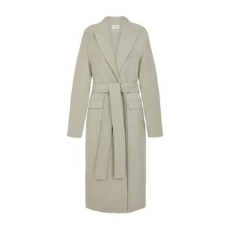 P.A.R.O.S.H. Belted Coats, female, Beige, Size: XS Raisa Oversized Trench Coat Jackets