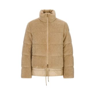 Moncler Down Jackets, female, Brown, Size: XS Cedre Short Down Jacket