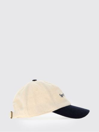 Sporty & Rich Cappello da baseball in misto lana con logo ricamato
