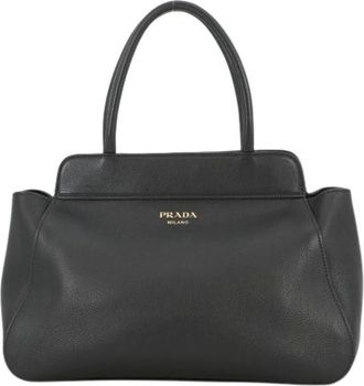 Prada Pre-owned Handbags, female, Black, Size: ONE SIZE Pre-owned Vintage Handbag