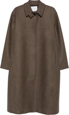STUDIO NICHOLSON Snw-725 Ria Jas - Dames - Mantel - Bruin - XS - Katoen - Jassen