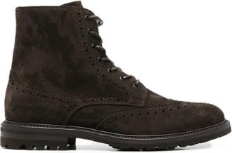 Henderson Baracco Brogue-detail Lace-up Boots