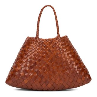 Dragon Diffusion Large woven tote bag - female - Dragon Diffusion - Shopping Bags - Brown - ONE SIZE - Bags