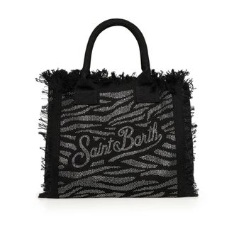 MC2 Saint Barth Vanity Bag - female - MC2 Saint Barth - Shopping Bags - Black - ONE SIZE - Bags