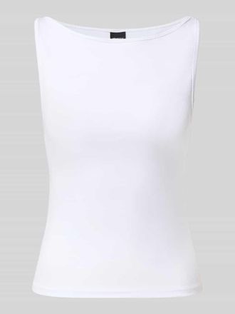 Gina Tricot Tanktop mit U-Boot-Ausschnitt in Weiss, Gr&ouml;&szlig;e XL