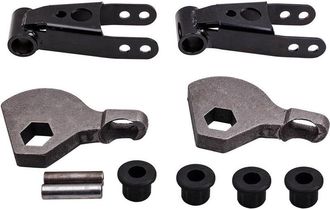 C&A Bfo - 1-3 Front + 2 Rear Shackles Torsion Bar Keys For Dodge Durango 1998-2003 4wd