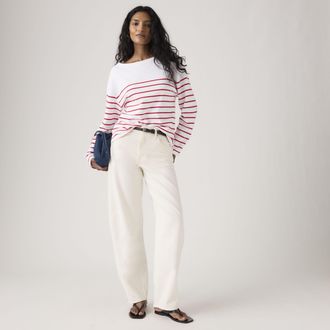 Levi's Baggy Dad Barrel Jeans - Womens - 23X30 - White