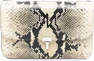 Toteme Crossbody Bag Python Embossed T-Lock