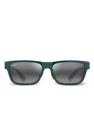 Maui Jim Occhiali da sole Keola rettangolari - Verde
