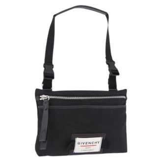 Givenchy Pre-owned Nylon Shoulder Bag - Dames - Pre-owned - Zwart - Maat: ONE Size Nylon