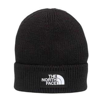 The North Face Logo Box Cuffed Beanie - - Sport - unisex - Nero - ONE SIZE