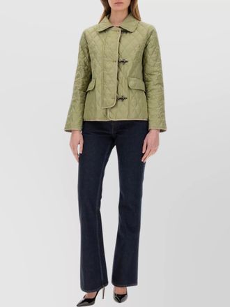 Fay quilted jacket with collared neck and pockets