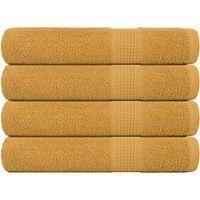 OEM Toallas De Sauna Frogn, 4 Piezas, Color Dorado, 80x200 Cm, 360 G/m&sup2; - Crezuo