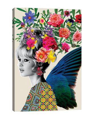 iCanvas Icanvas Brigitte Flowers Wall Art By Ana Paula Hoppe