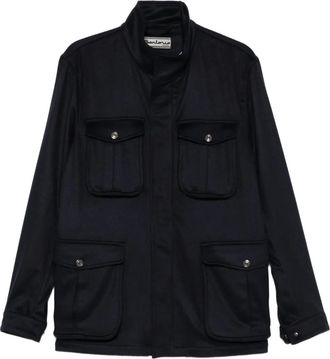 Sartorio Napoli Giacca a collo alto - Blu