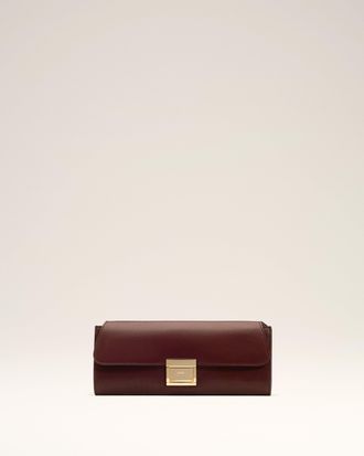 Ami Burgundy Smooth Leather Mimi Pouch Red - OS - Unisex