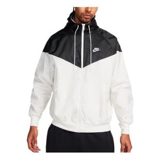 Nike Sportswear Windrunner Hooded Jacket Sail Black DA0001-134